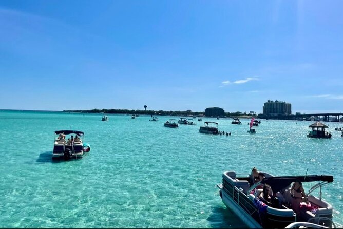 12 passenger Crab Island pontoon boat rental - Price, deposits, and real value