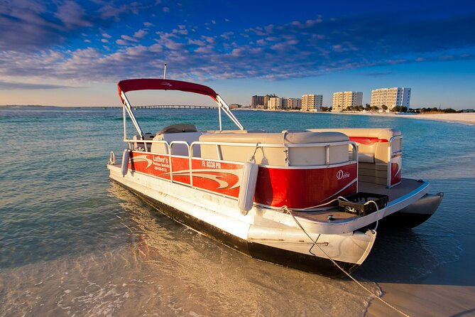 24ft (12 Passenger) Pontoon Boat Rental in Destin/Crab Island - Safety, weather, and the limits of self-guided boating