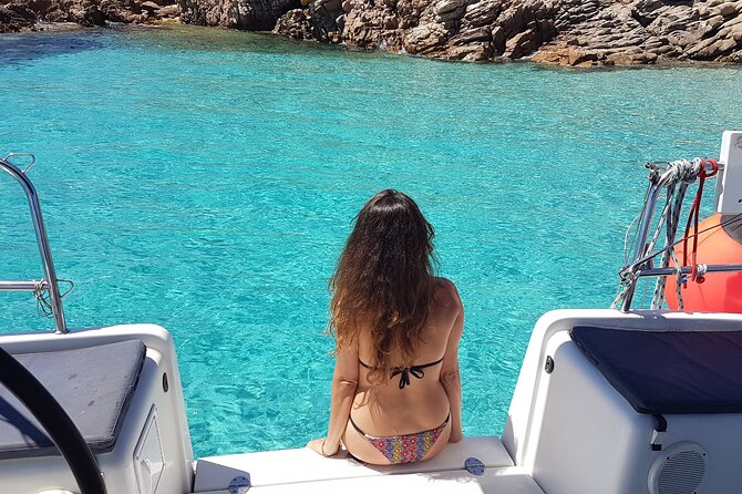 3-Catamaran from Cannigione to the islands of the Archipelago - Spargi: the first swim of the day