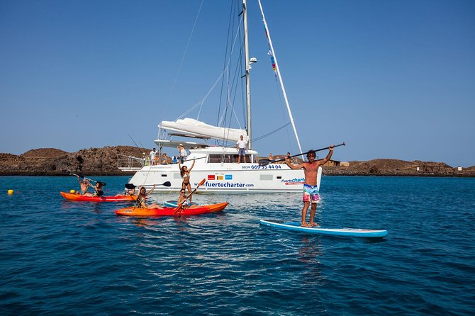 4-Hour Sailing Tour of Lobos Island from Fuerteventura - Swimming, snorkelling, kayaking, and paddleboarding