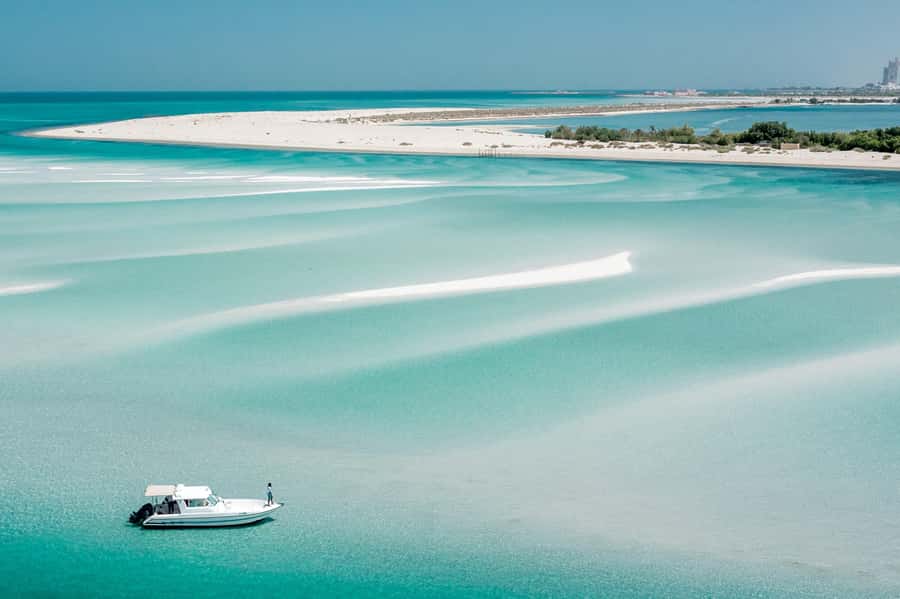 Abu Dhabi: 4-Hour Guided Cruise & Island Hopping - Dolphin Island brings the first swim