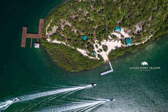 Adventure Power Boat Tour Antigua and Private Laviscount Island - The powerboat ride through the marine area