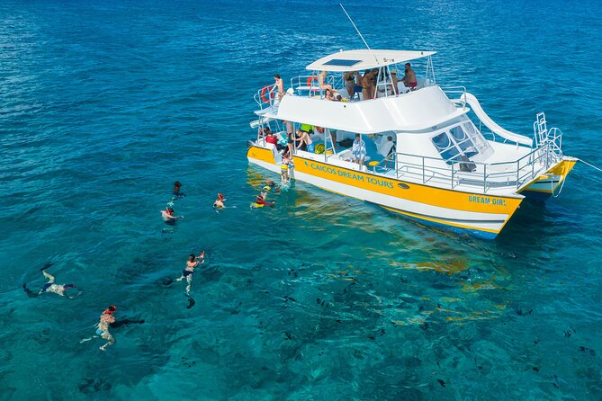 Afternoon Half Day Cruise from Providenciales with Snorkeling and Iguana Island - Grace Bay views and the ride back
