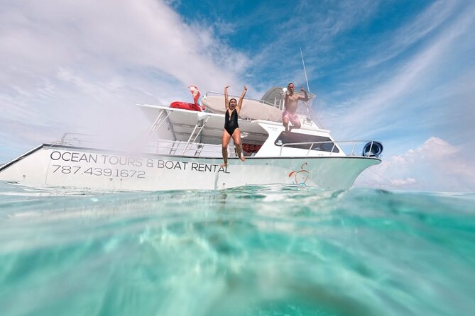 All Inclusive Beach and Snorkel Boat Tour to Icacos Island - From Puerto del Rey Marina to open water