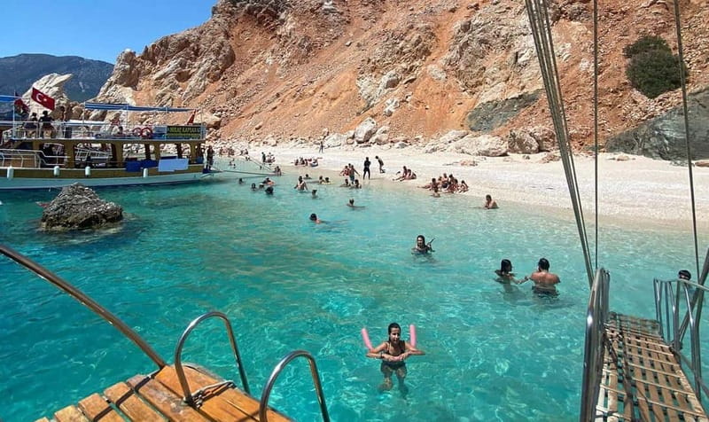 Antalya/Kemer: Adrasan Suluada Island Boat Tours with Lunch - From Antalya to Adrasan at 7:30 AM