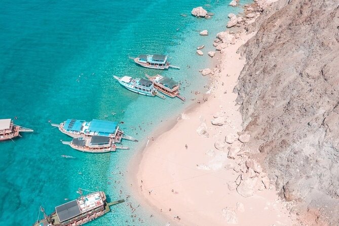 Antalya Suluada Island Boat Tour - Suluada: clear water, white sand, and crowded anchorages
