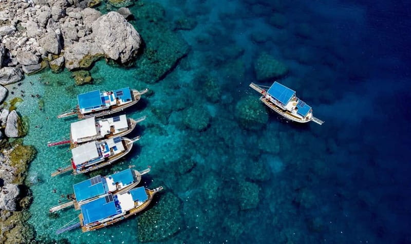 Antalya: Suluada Island Boat Trip with Lunch & Hotel Pickup - The final cruise back to Adrasan