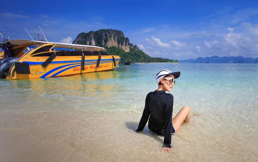 Ao Nang: 4 Islands Day Tour by Speedboat or Longtail Boat - Choosing between speedboat and longtail boat