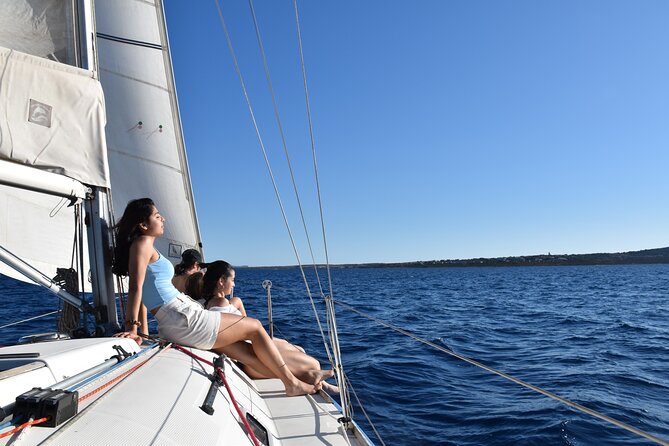 Asinara: sailing experience among the coves of the island - The crossing to Asinara and the first swim