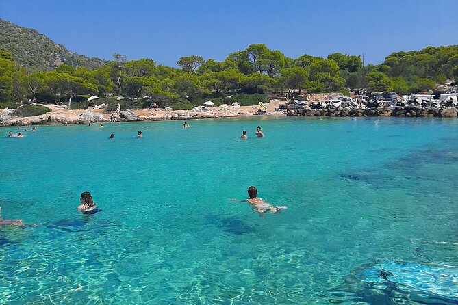 Athens: Full-Day Island Hopping Cruise with Lunch and Swimming - Aegina: port life, pistachios, and ancient temples