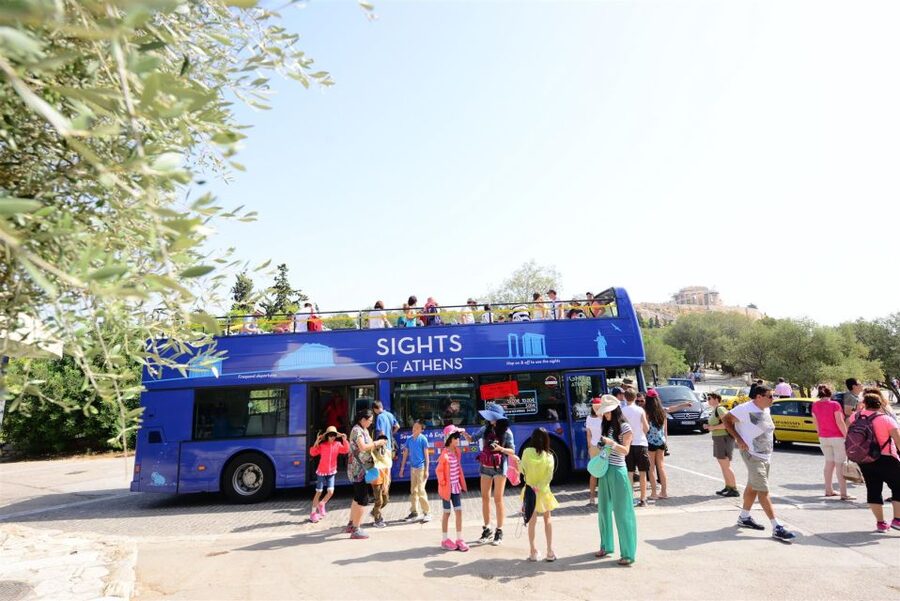Athens: Island Cruise with Lunch & Hop-On Hop-Off Bus Ticket - A full day from Piraeus to the Saronic Gulf