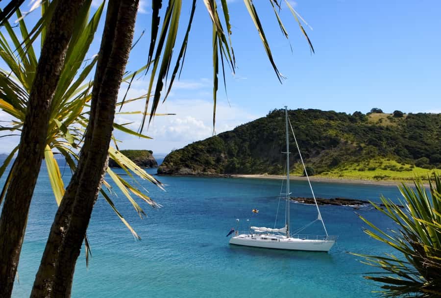 Bay of Islands: Awesome Day Sailing Tour with Island Stop - Setting sail from Paihia on Gungha II