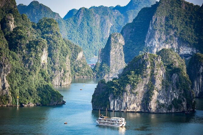 BEST UNIQUE 3-Day Halong Bay Cruise, Lan Ha & Cat Ba Island - Your first afternoon among Halong Bay’s limestone islands