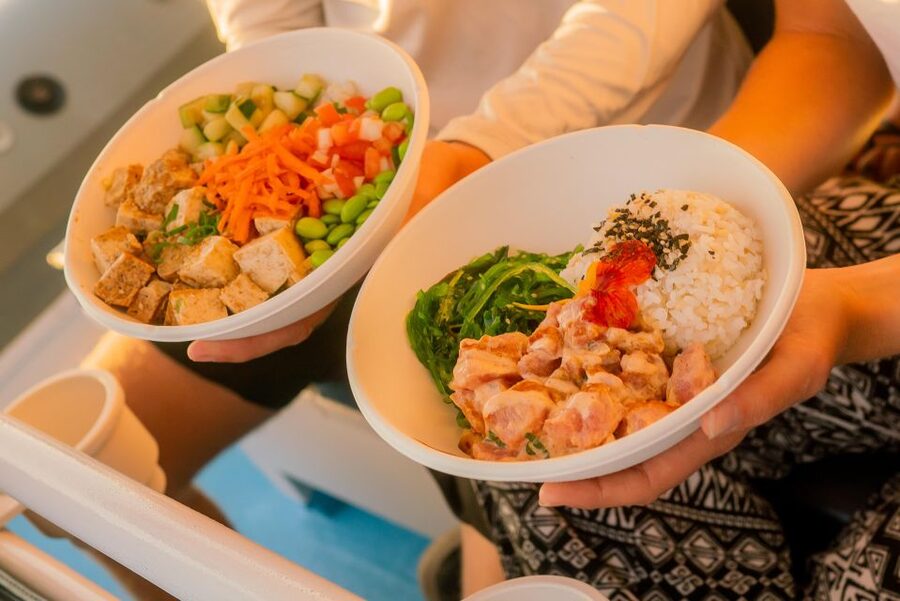Big Island: Kona Super Raft Sunset Cruise - Picking Your Dinner Bowl
