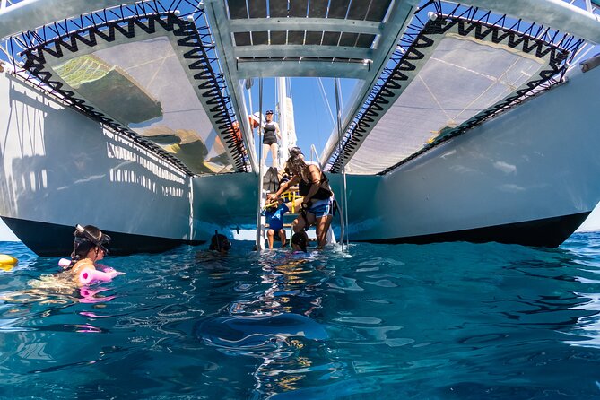 Big Island Snorkel Cruise from Waikoloa - Returning aboard for lunch and drinks