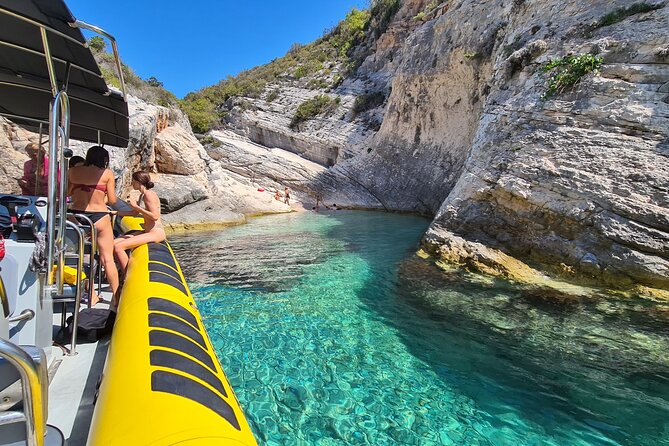 Blue cave & Hvar, 5 islands speed boat tour with unique boats from Split - Budikovac and the best swimming break