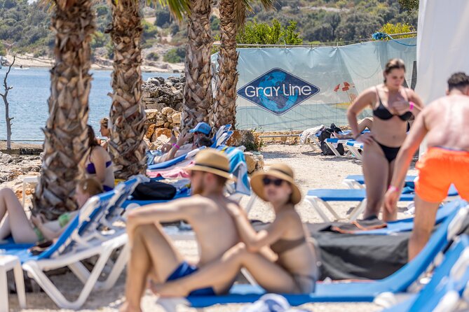 Blue Lagoon & 3 Islands Cruise with Lunch from Split - Krknjaši Bay is the main postcard stop