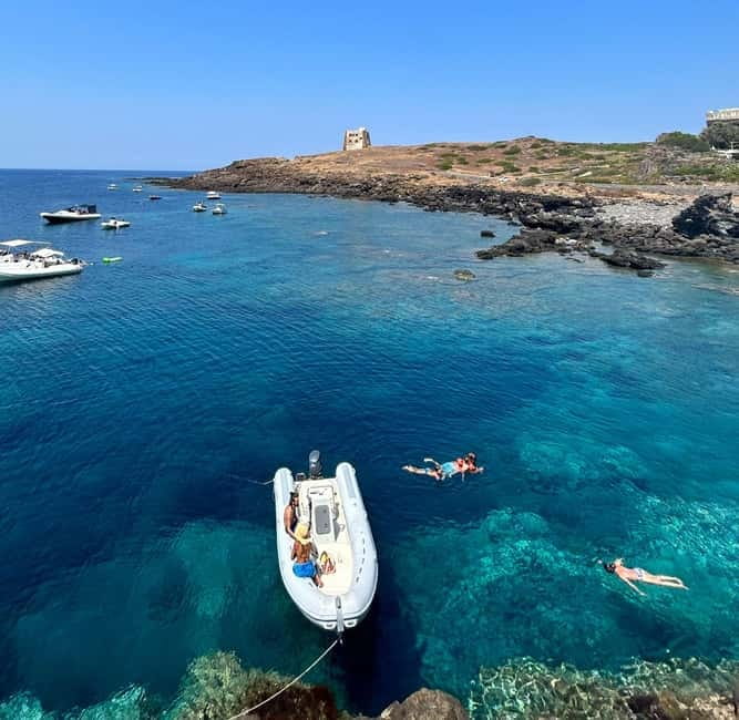 Boat Tour: Island hopping by dinghy with cave visits and snorkeling - Why Ustica makes more sense from the water