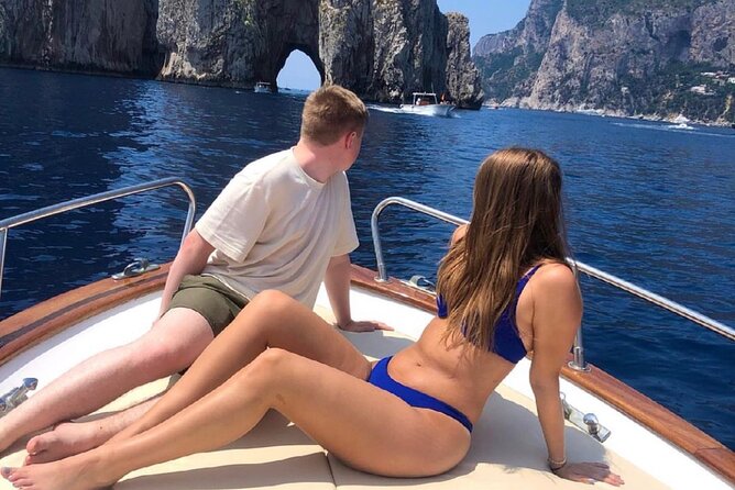 Boat Tour of the Caves on the Island of Capri - Green Grotto and the color of the water