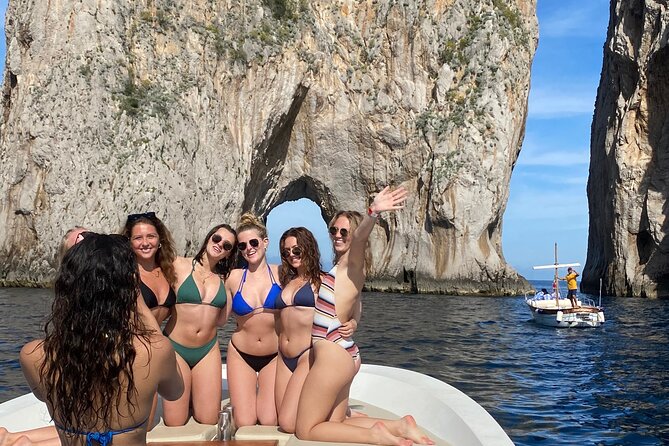 Boat Tour of the Caves on the Island of Capri - Natural Arch, carved by wind and rain