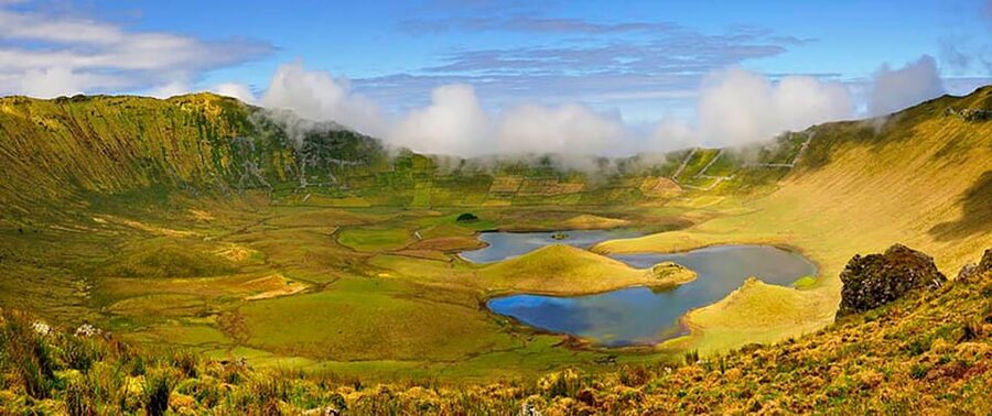 Boat Trip to Corvo and Island Sightseeing Tour - Flores adds caves and waterfalls before Corvo