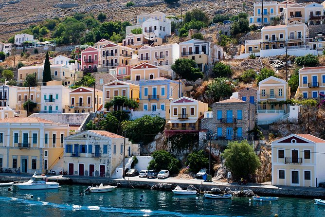 Boat Trip to Symi Island with swimming stop at St George Bay - The St George Bay swimming stop