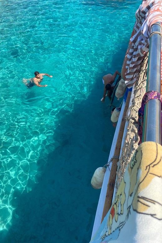Bodrum Orak Island Boat Cruise with Lunch and Swimming - Rabbit Bay, where goggles earn their keep