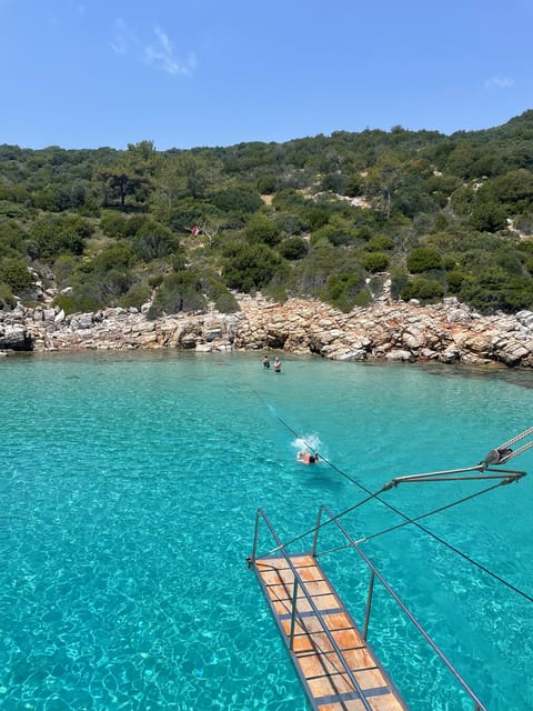 Bodrum: Orak Island Boat Trip with Lunch & Optional Transfer - Two hours on Orak Island