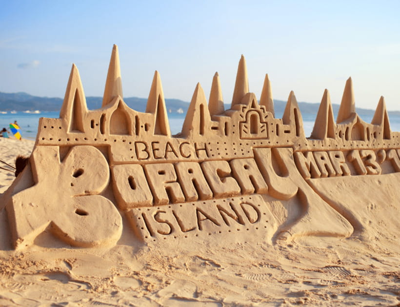 Boracay: Island Hopping with Buffet Lunch & ATV Adventure - Puka Beach starts the island circuit