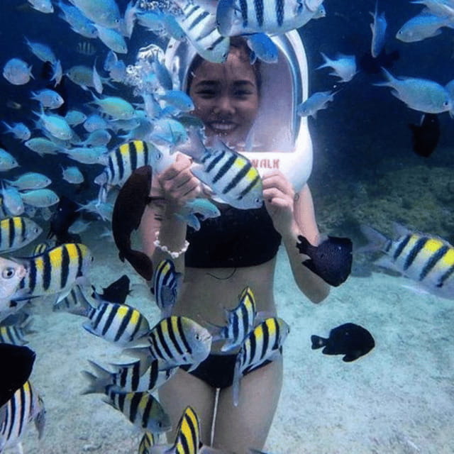 Boracay: Island Hopping with Buffet Lunch & Helmet Diving - Crystal Cove and the cost of optional extras