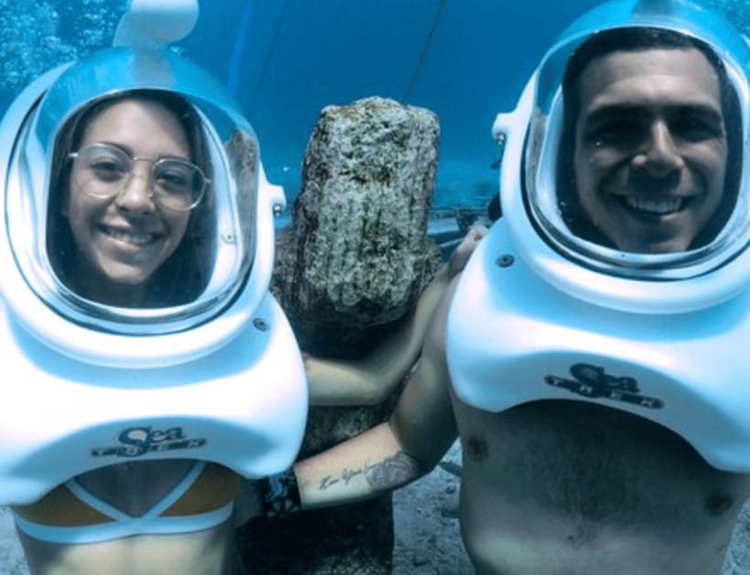 Boracay: Island Hopping with Lunch, Helmet Diving & ATV - Crocodile Island and the snorkeling session