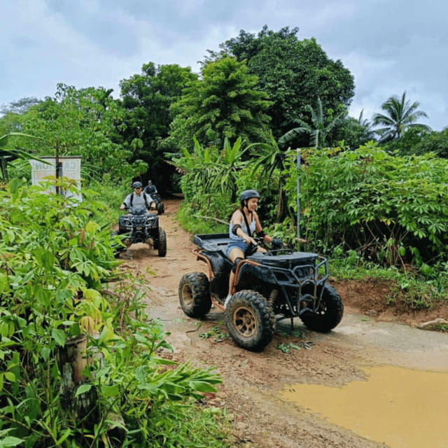 Boracay: Island Hopping with Lunch, Mainland ATV and Zipline - A busy Boracay day with three very different moods