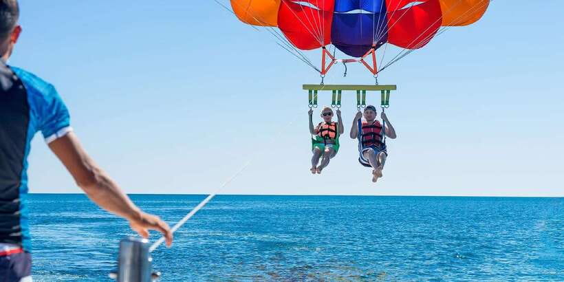 Boracay: Island Hopping with Parasailing Experience - The hot kawa bath is a welcome finish