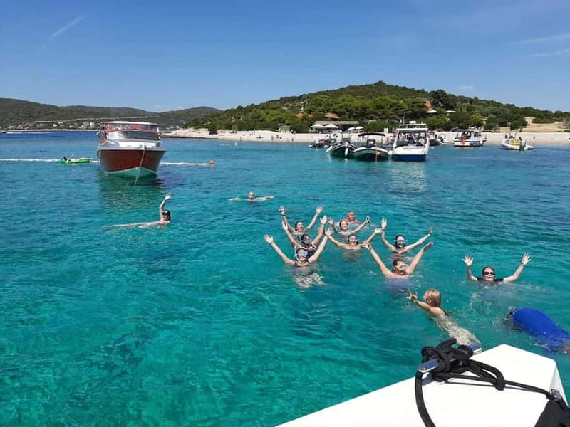 Brač: Blue Cave Island Hopping Luxury Tour - Swimming at Budikovac’s Blue Lagoon