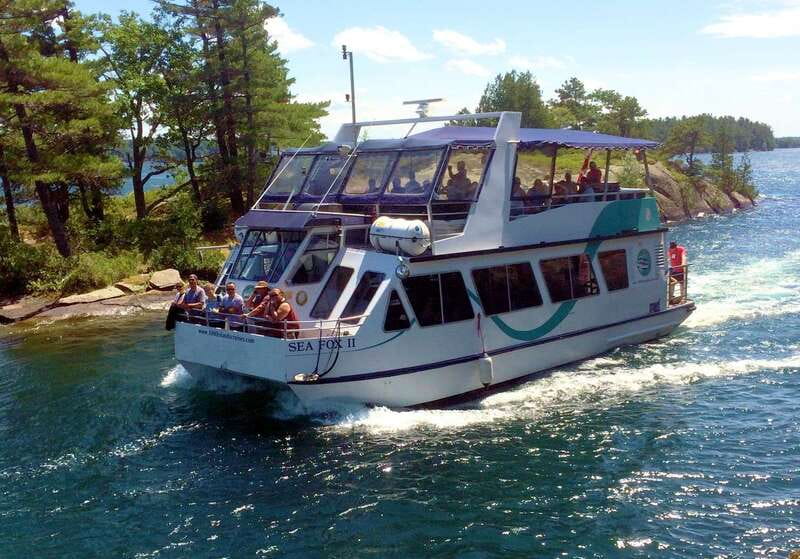 Brockville: 1000 Islands Cruise - Watching the St. Lawrence Seaway at work
