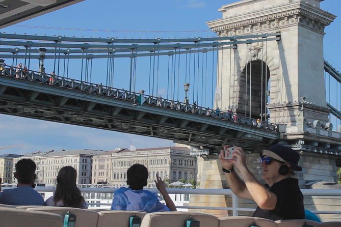 Budapest Danube Cruise with Drink, Audio Guide, Margaret Island - The boat, seating, and drink service