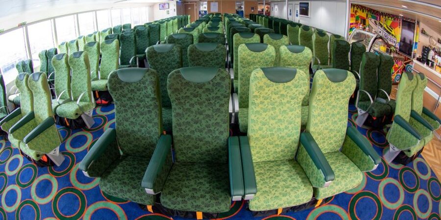 Canary Islands: Gran Canaria to Tenerife Ferry Ticket - Comfort, seating, and entertainment onboard