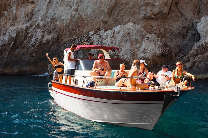 Capri Guided Boat Experience with Island Exploration and Transfer - Grotto stops depend on the sea
