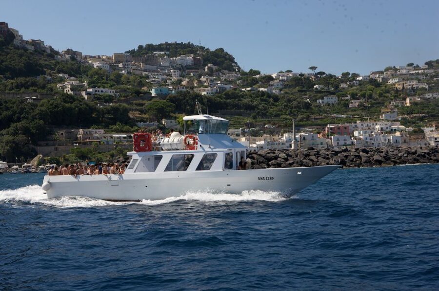 Capri: Guided Island Boat Tour With a Stop at the Caves - Marina Piccola and Punta Carena Lighthouse
