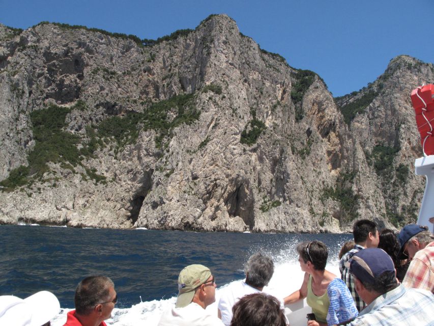 Capri: Private Island Boat Tour with Snorkeling and Swimming - A swim stop with snorkeling gear and towels