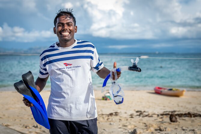 Captain Cook Cruises Fiji - Island and Reef Day Cruise - The weather can make or break the water time