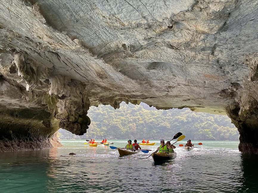 Cat Ba/Ha Noi: Lan Ha and Monkey Island Full Day Boat Trip - Monkey Island means swimming, climbing, or staying aboard