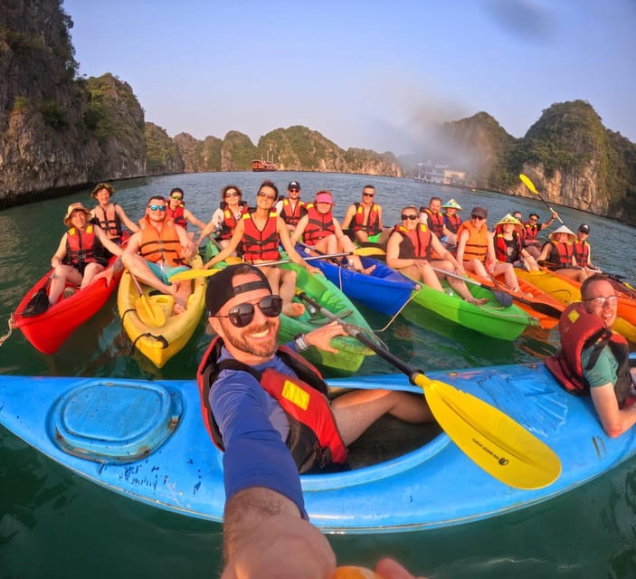 Cat Ba Island: Halong & Lan Ha Bay, cozy boat, biking, kayak - Sunset, dinner, and a night on the bay