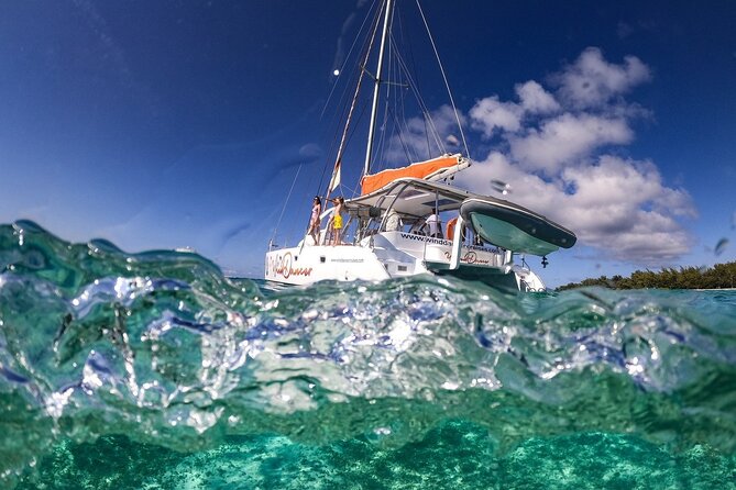 Catamaran Full-Day 3 island Northern Isles Cruise in Grand Baie - Cruising past Gunner’s Quoin and the outer islands