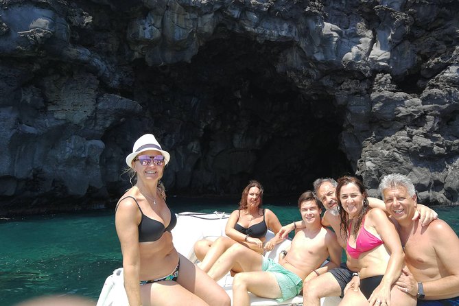 Catania: Cyclops Islands & Timpa Nature Reserve Boat Tour - La Timpa Nature Reserve from the water