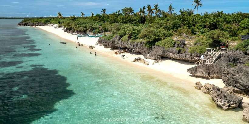 Cebu: Bantayan Island and Virgin Island Hopping Day Tour - Paradise Beach and the first swim