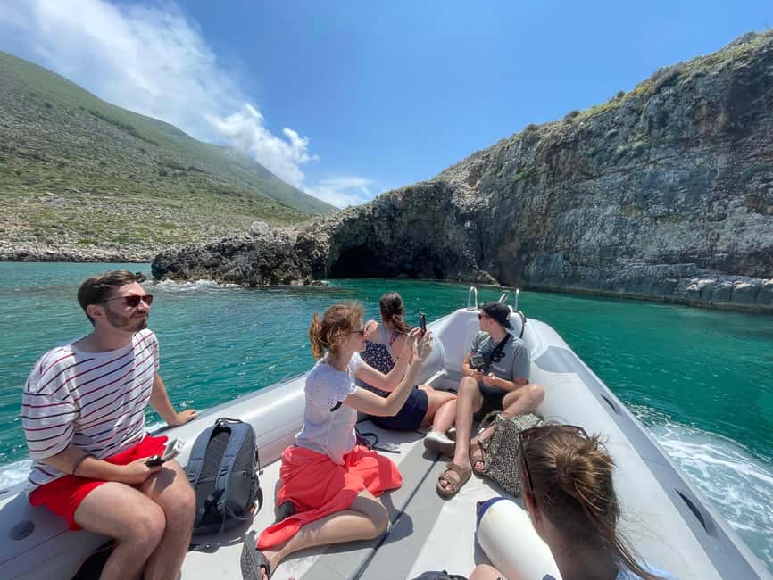 Clare: Sazan Island & Karaburun Speedboat Trip & Snorkeling - Haxhi Ali Cave and its clear water