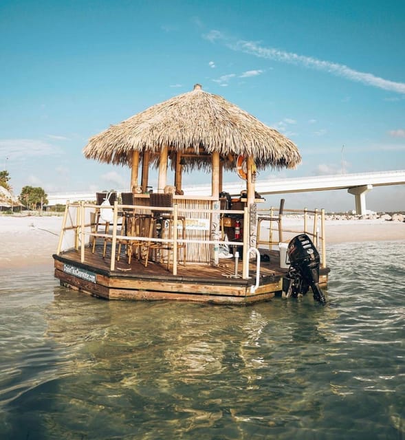 Clearwater Beach: Island Sandbar & Swim Tiki Cruise - The sandbar stop and the local social scene