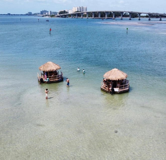 Clearwater Beach: Island Sandbar & Swim Tiki Cruise - Wildlife watching without false promises