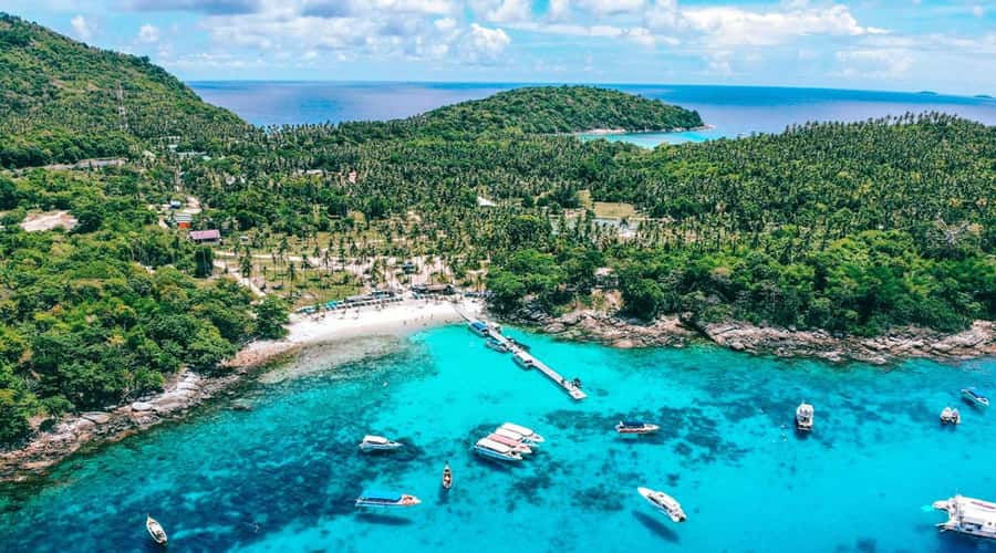 Coral and Racha Island Tour by Speed boat - Coral Island: beach time with optional sea sports